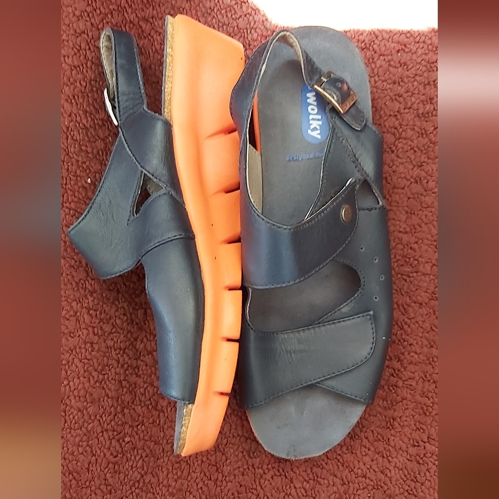 Wolky Star wedge sandals